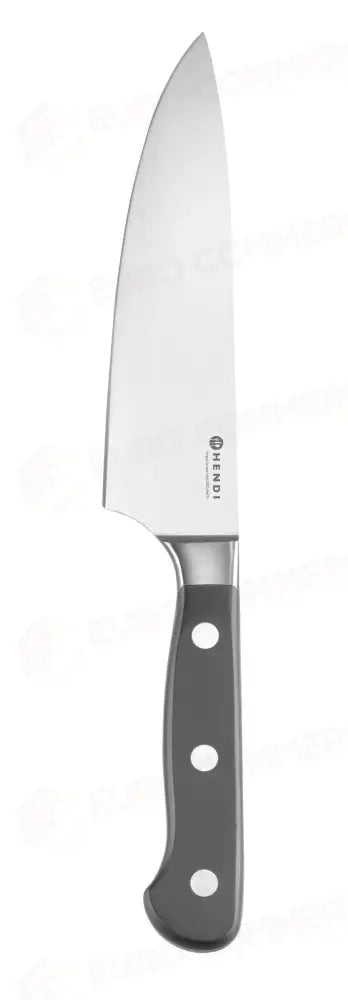 COLTELLO DA CHEF 150 MM FORGIATO HENDI PROFI LINE PLUS NERO (L)277MM - 783757