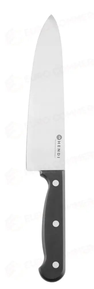 COLTELLO DA CHEF 200 MM FORGIATO HENDI PROFI LINE NERO (L)340MM - 844496
