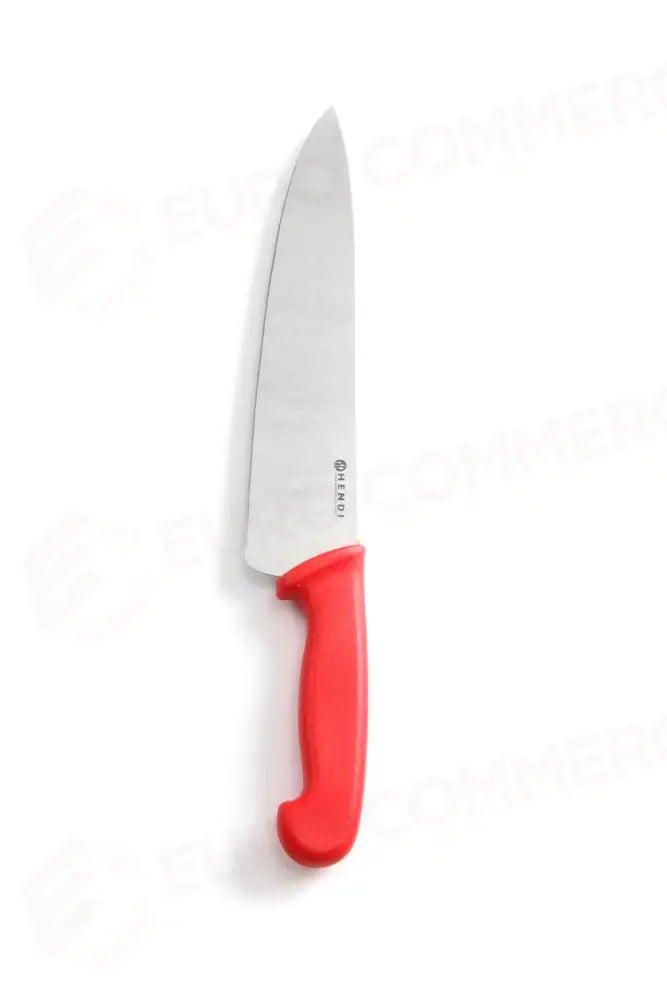 COLTELLO DA CUCINA ROSSO (L)385MM - HENDI