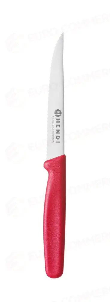 COLTELLO DA POMODORO. ROSSO (L)214MM - HENDI