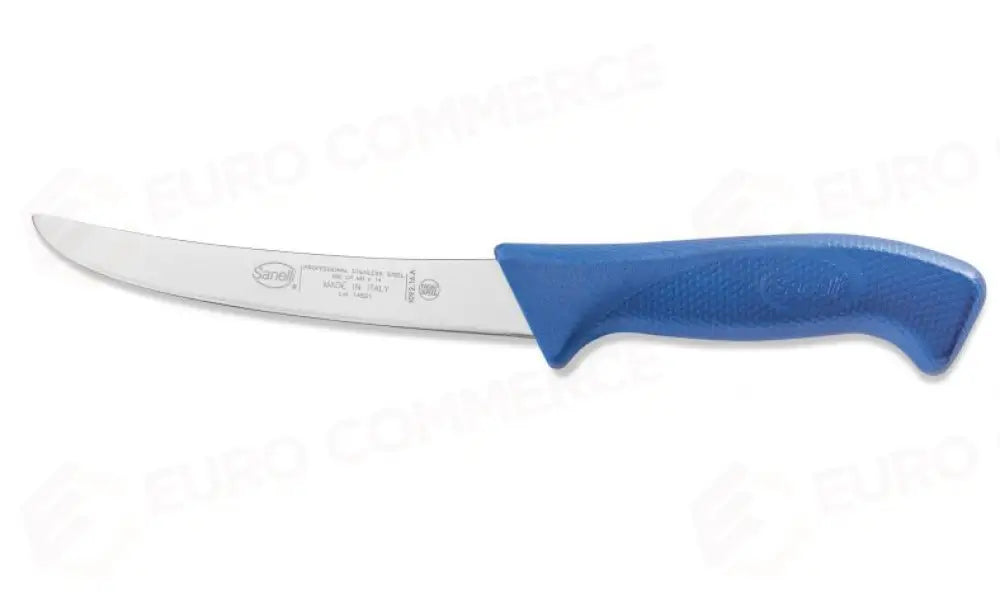 COLTELLO DISOSSO CURVO CM.16 AZZURRO SKIN - 109216.A - SANELLI - COLTELLERIA