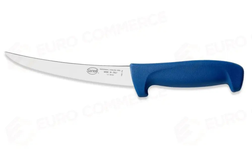 COLTELLO DISOSSO CURVO STRETTO CM.15 MEAT E BBQ - 109115L - SANELLI - COLTELLERIA