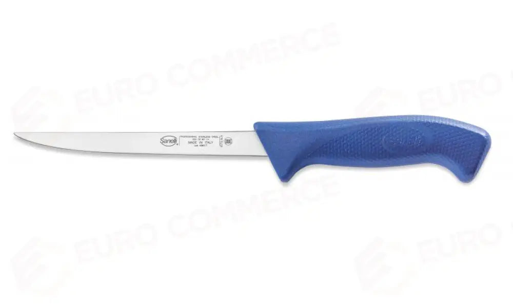 COLTELLO FILETTARE PESCE CM.16 AZZURRO SKIN - 107216.A - SANELLI - COLTELLERIA