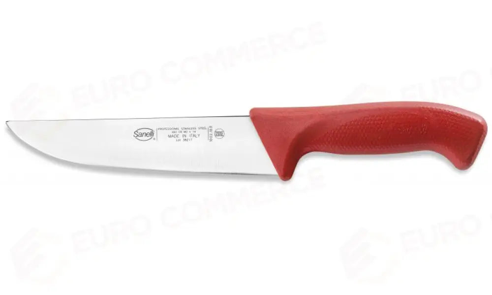 COLTELLO FRANCESE CM.18 ROSSO SKIN - 100218.R - SANELLI - COLTELLERIA
