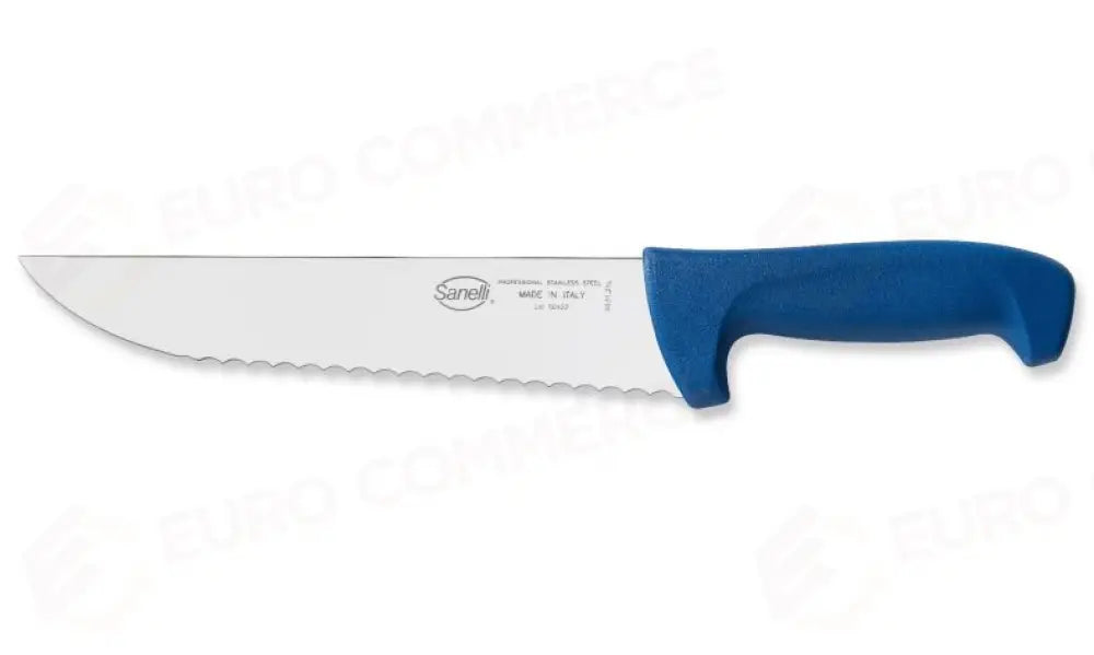 COLTELLO FRANCESE SEGHETTATO CM.21 MEAT E BBQ - 103121L - SANELLI - COLTELLERIA