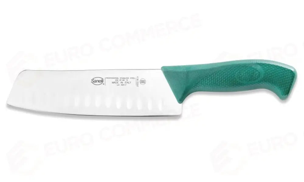 COLTELLO GIAPPONESE OLIVATO CM.18 VERDE SKIN - 315218.V - SANELLI - COLTELLERIA