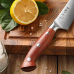 COLTELLO NAKIRI OLIVATO 17.8 CM GERMAN STEEL X02-XC HEZHEN - 14000009 - MEDRI