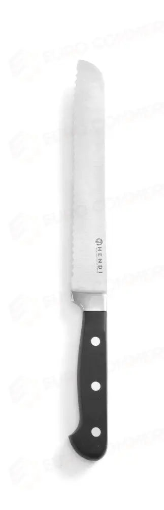 COLTELLO PER PANE KITCHEN LINE NERO (L)335MM - HENDI