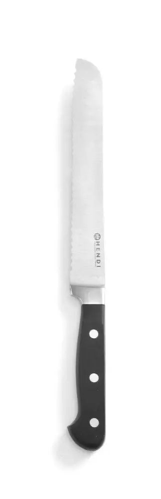 COLTELLO PER PANE KITCHEN LINE NERO (L)335MM - HENDI