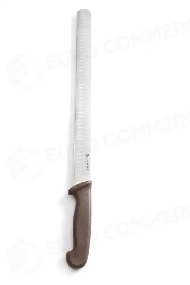 COLTELLO PER PROSCIUTTO/SALMONE MARRONE (L)490MM - HENDI