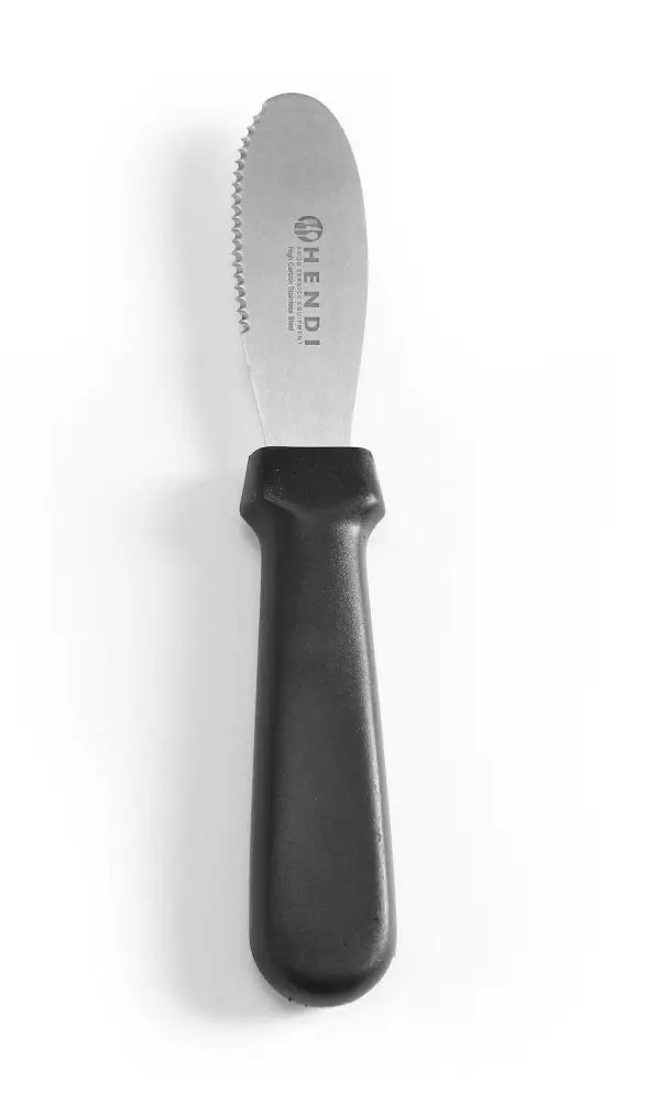 COLTELLO PER SPALMARE NERO (L)210MM - HENDI