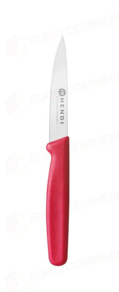 COLTELLO PER VERDURE APPUNTITO. ROSSO (L)192MM - HENDI
