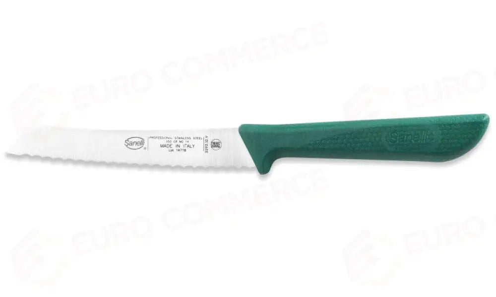 COLTELLO POMODORO CM. 12 VERDE SKIN - 329212.V - SANELLI - COLTELLERIA