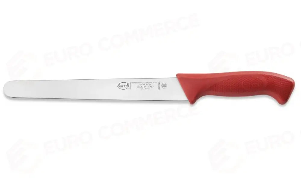 COLTELLO PROSCIUTTO CM.24 ROSSO SKIN - 306224.R - SANELLI - COLTELLERIA