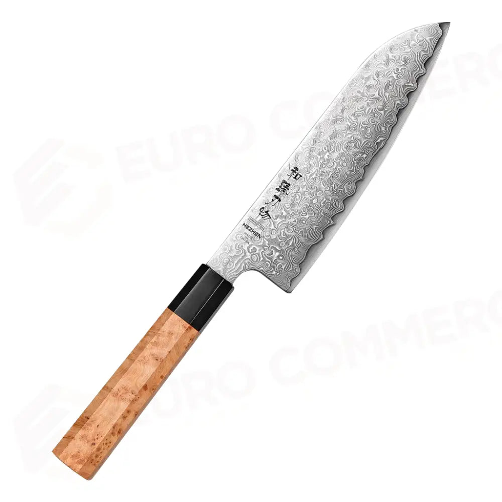 COLTELLO SANTOKU 18.5 CM JAPAN BLUE2 STEEL X05-RS HEZHEN - 14000016 - MEDRI
