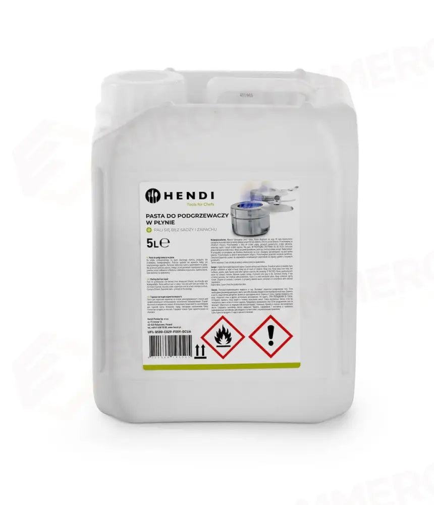 COMBUSTIBILE PER SCALDAVIVANDE 5L (DE/IT/HU/HR/SI) - HENDI