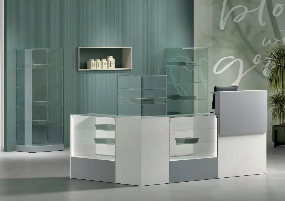 COMPOSIZIONE LAMINATO 250X150X140 CM - COM/LA5 - ITALVETRINE