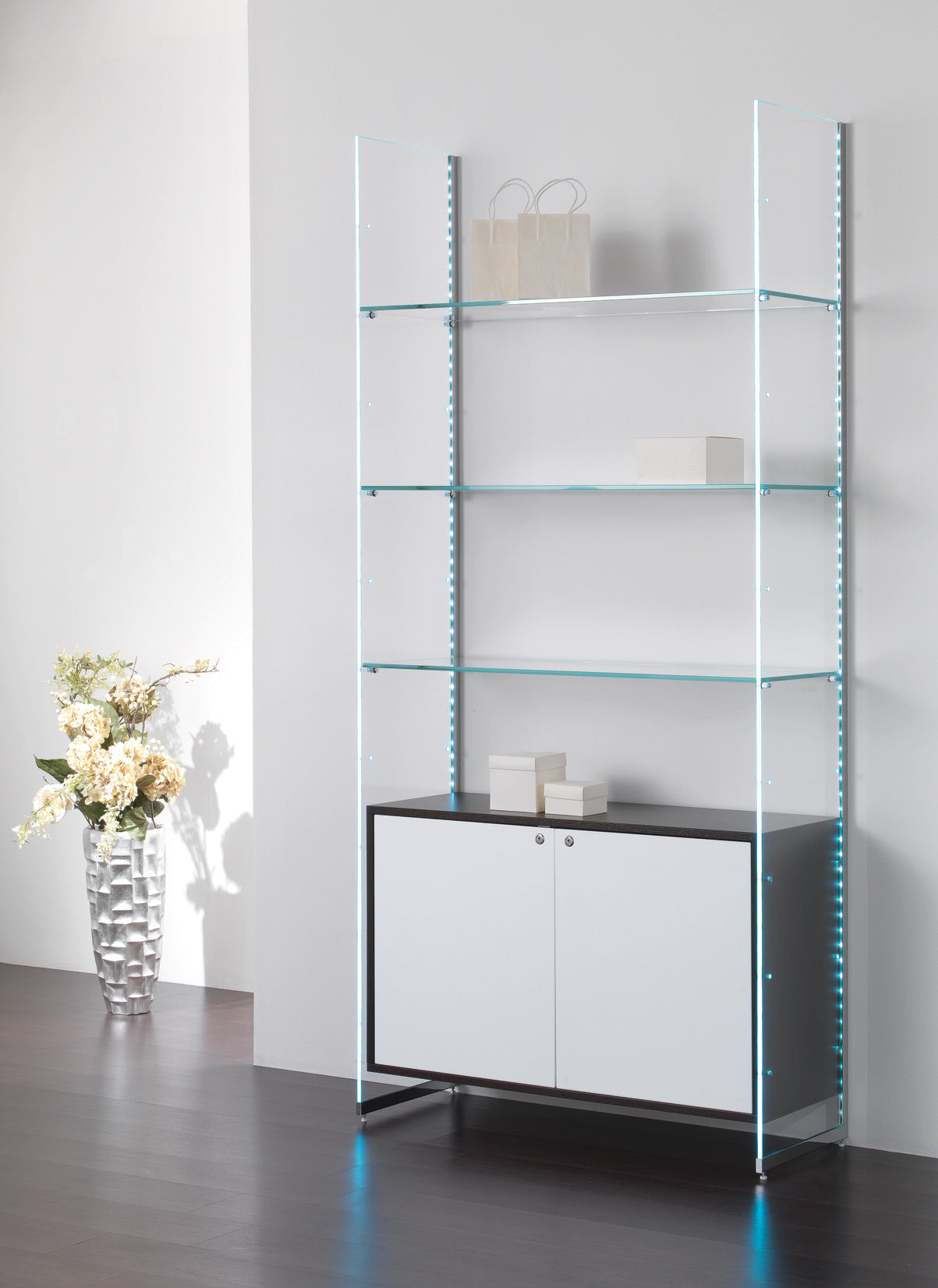 VETRINE COMPONIBILI GLASSYSTEM 103X40X220 CM - COM/GS22 - ITALVETRINE