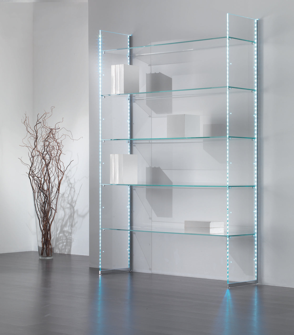 VETRINE COMPONIBILI GLASSYSTEM 123X40X220 CM - COM/GS20 - ITALVETRINE