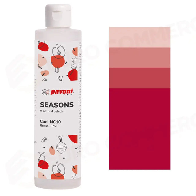 CONCENTRATI NATURALI A BASE BURRO DI CACAO 200 G SEASONS - ROSSO CILIEGIA - NC05 - PAVONI ITALIA