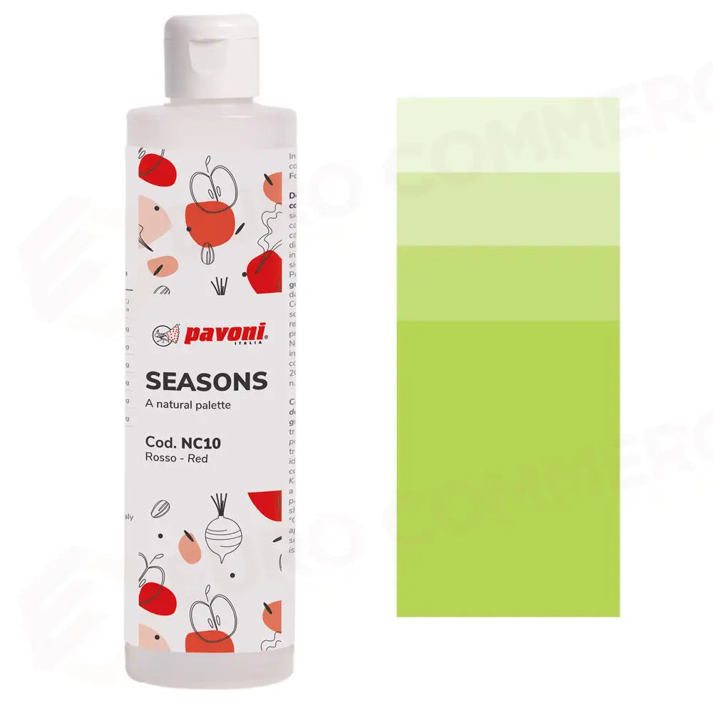CONCENTRATI NATURALI A BASE BURRO DI CACAO 200 G SEASONS - VERDE MELA - NC01 - PAVONI ITALIA - ATTREZZATURA