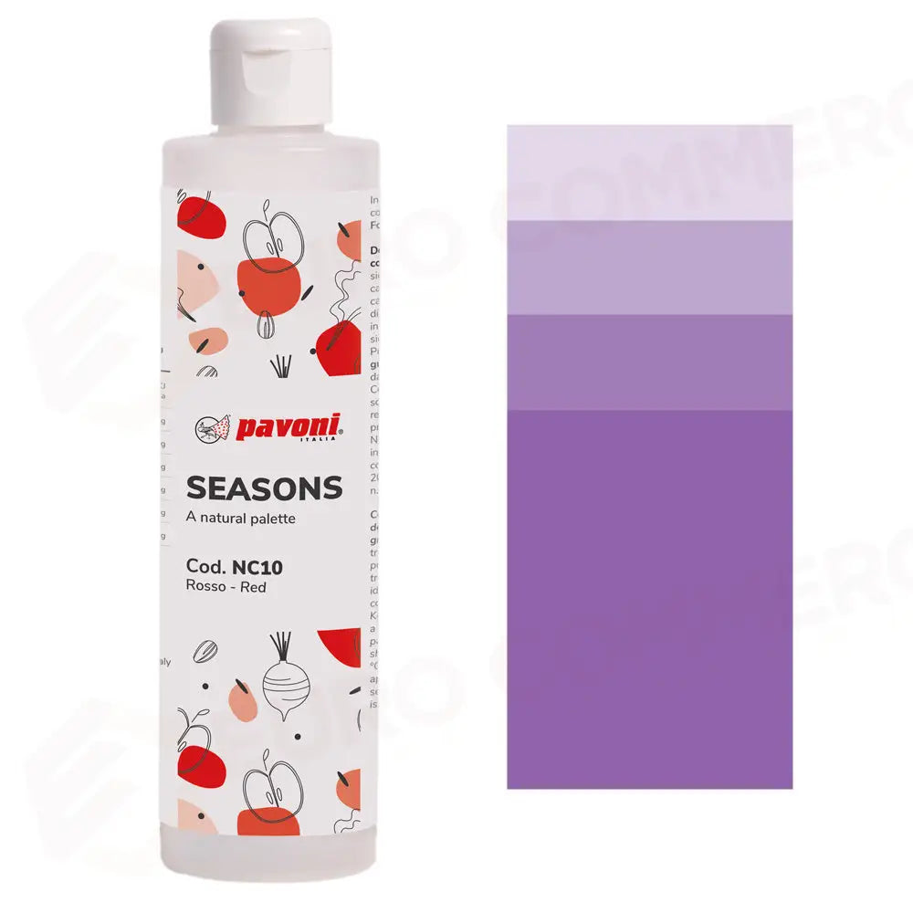 CONCENTRATI NATURALI A BASE BURRO DI CACAO 200 G SEASONS - VIOLA - NC07 - PAVONI ITALIA - ATTREZZATURA PROFESSIONALE