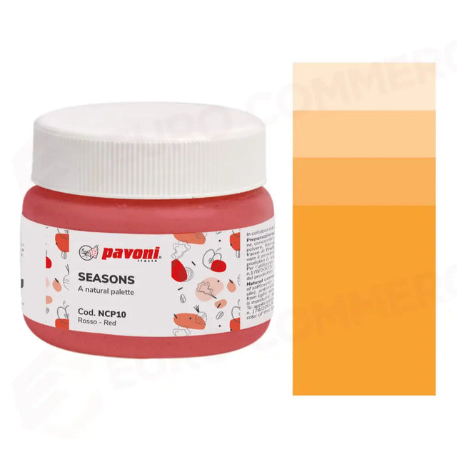 CONCENTRÉS DE POUDRE NATUREL 80 G SAISONS - ORANGE - NCP06 - PAVONI ITALIA
