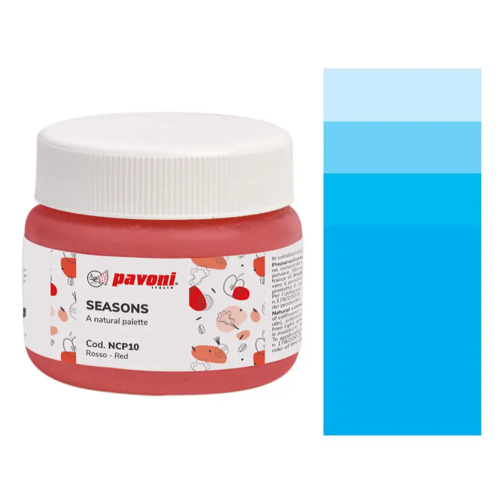 CONCENTRATI NATURALI IN POLVERE 80 G SEASONS - AZZURRO - NCP03 - PAVONI ITALIA - ATTREZZATURA PROFESSIONALE