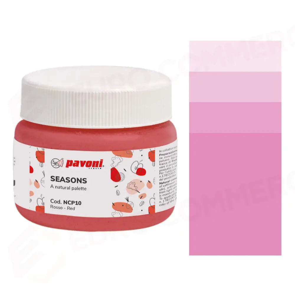 CONCENTRATI NATURALI IN POLVERE 80 G SEASONS - ROSA - NCP09 - PAVONI ITALIA - ATTREZZATURA PROFESSIONALE