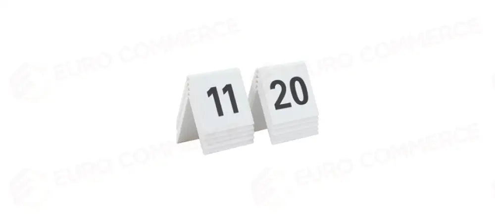 CONF.10 PZ SEGNAPOSTO ACRILICO BIANCO 11-20 - 201425 - MORINI
