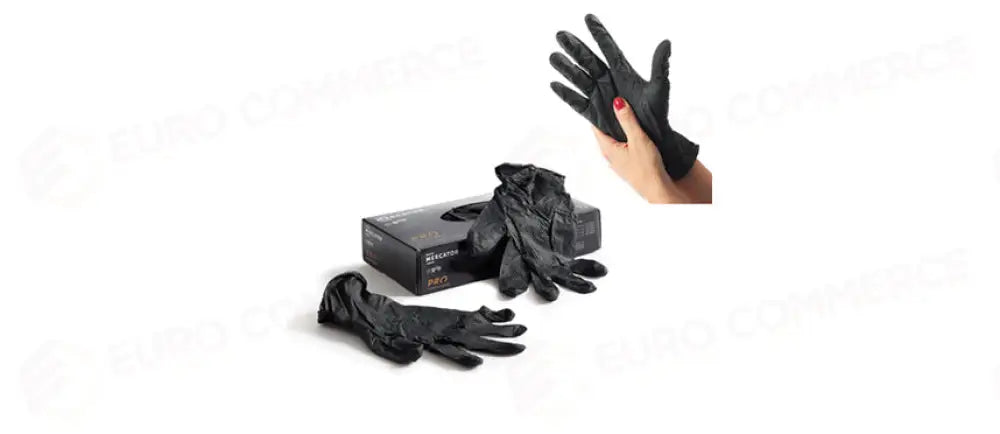 CONF.50 PZ GUANTI NITRILE NERI MEDIUM - 141720 - MORINI