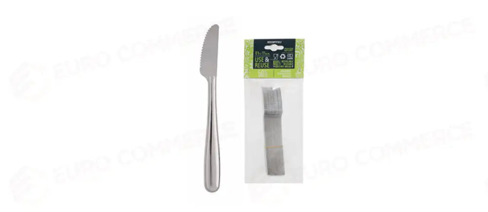 CONF.50 PZ USE&REUSE COLTELLO TAVOLA - 136767 - MORINI