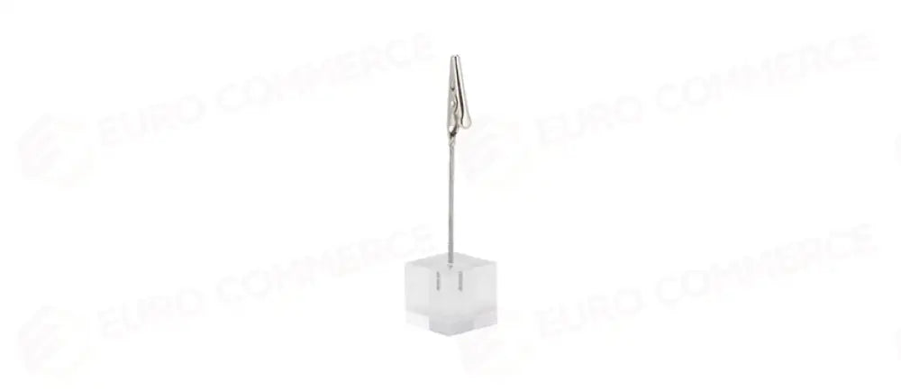 CONF.6PZ CUBO PORTA TAG C/CLIP ACRIL.2,5X2,5 H10 - 203296 - MORINI