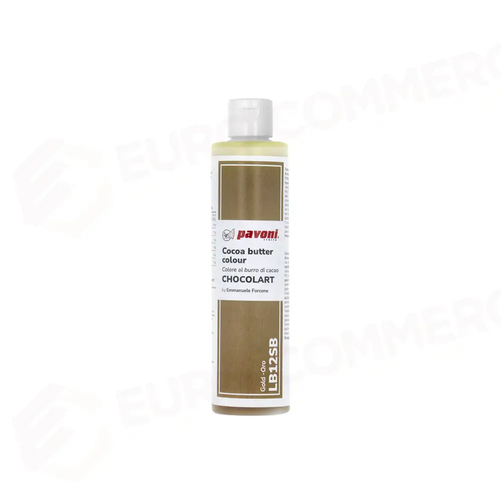 CONFEZIONE 200 GR BURRO DI CACAO - ORO - LB12SB - PAVONI ITALIA - ATTREZZATURA PROFESSIONALE