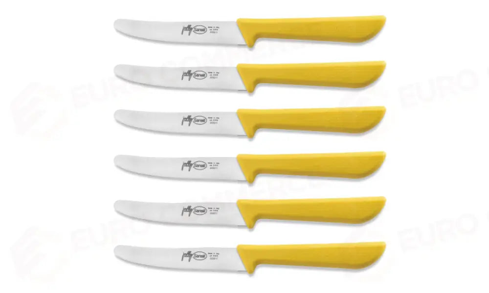 CONFEZIONE 6 PZ TAVOLA GIALLO JOLLY - 906206.G - SANELLI - COLTELLERIA
