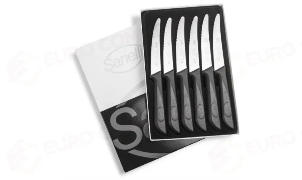 CONFEZIONE TAVOLA SEGH. 6 PZ. SKIN - 904206 - SANELLI - COLTELLERIA