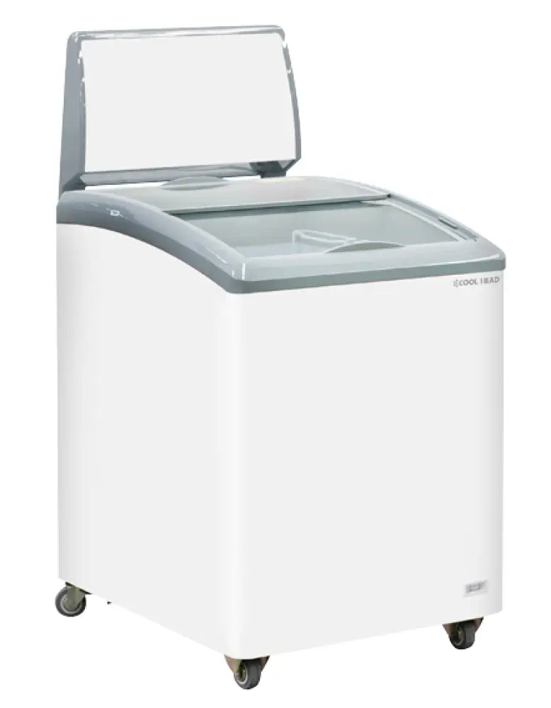 CONGELATORE A POZZETTO 150 LT CON TOP IN VETRO SCORREVOLE E OPALINA PUBBLICITARIA C1 -18°C - CG 150C - COOL HEAD