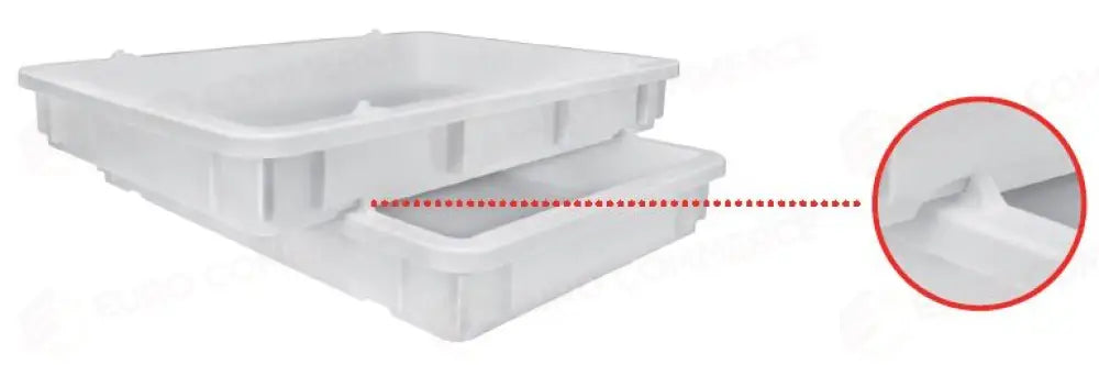 CONT. SOVRAPPONIBILE SERIE SL - DIM. ESTERNE 657X455X83 MM - LITRI 18 - PZ PER PALLET 135 - SLX1 - PAVONI ITALIA