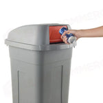 CONTENITORE A CAMPANA BASCULANTE IN PLASTICA SECONDA VITA - BLOOM PUSH - 720908 - ATTREZZATURA