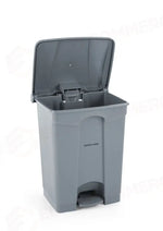 CONTENITORE CON APERTURA A PEDALE AMERBOX 87L GRIGIO CHIARO 500X410X(H)815MM - 691168