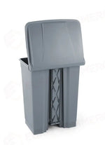 CONTENITORE CON APERTURA A PEDALE AMERBOX 87L GRIGIO CHIARO 500X410X(H)815MM - 691168