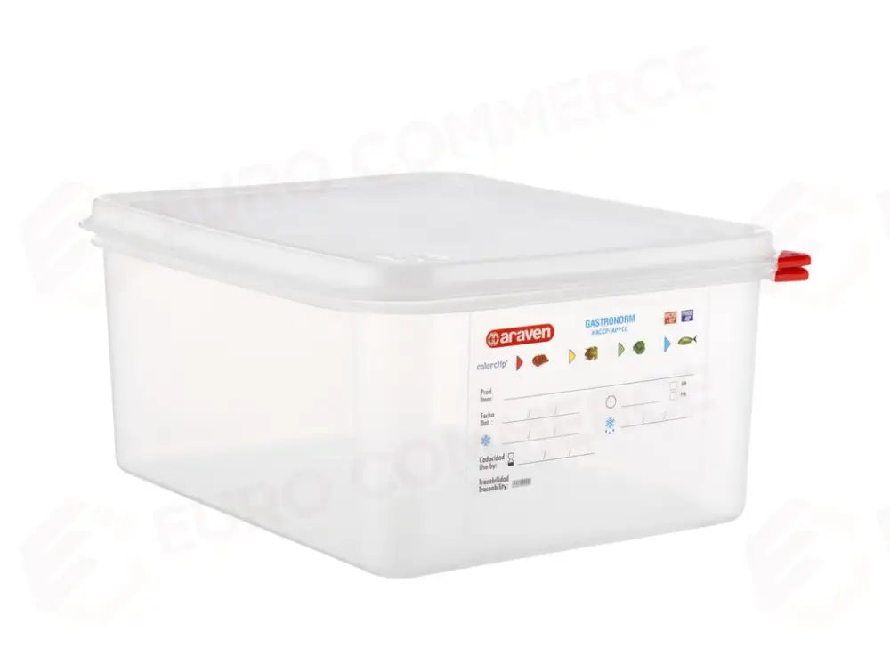 CONTENITORE CON COPERCHIO 1/2 32.5X26.5 CM H 15 CM POLIPROPILENE 03034 ARAVEN - 12480008 - MEDRI