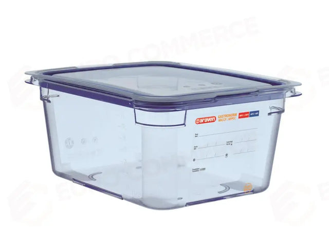 CONTAINER WITH LID 1/2 32.5X26.5 CM H 6.5 CM ABS 07773 ARAVEN - 12480079 - MEDRI