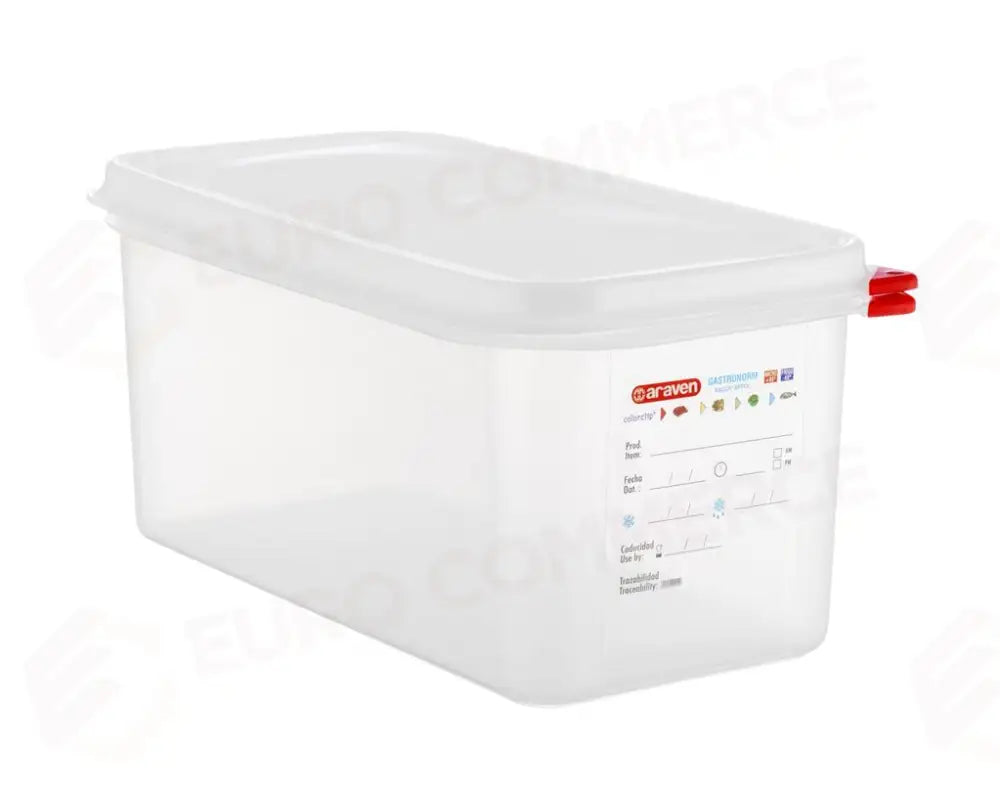 CONTENITORE CON COPERCHIO 1/3 32.5X17.6 CM H 15 CM POLIPROPILENE 03031 ARAVEN - 12480006 - MEDRI