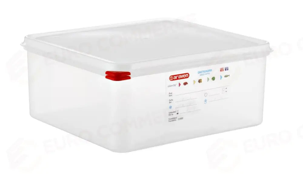 CONTENITORE CON COPERCHIO 2/3 35.4X32.5 CM H 15 CM POLIPROPILENE 00470 ARAVEN - 12480054 - MEDRI