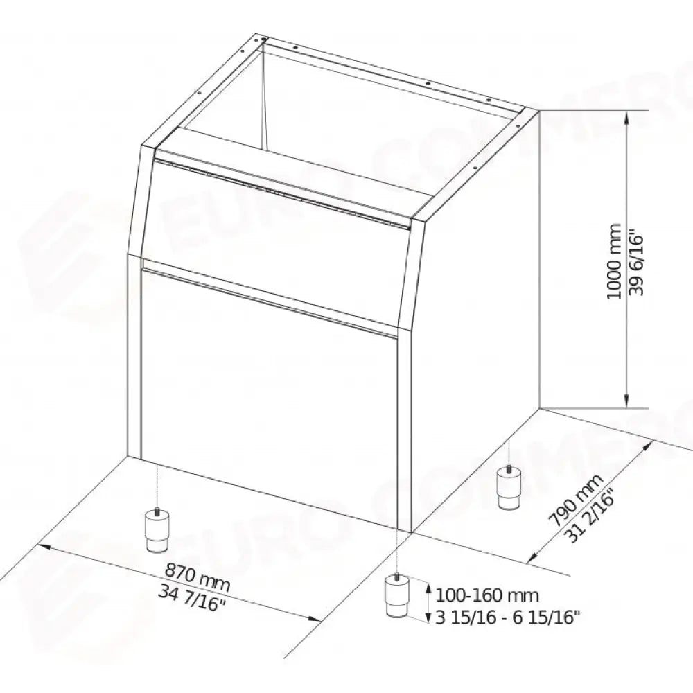 I BIN SONO ABBINABILI A TUTTI I PRODUTTORI DI GHIACCIO MODULARI. SONO DISPONIBILI NELLA VERSIONE CON CARROZZERIA IN ACCIAIO INOX CON VASCA INTERNA IN POLIETILENE E NELLA VERSIONE INTERAMENTE IN POLIETILENE. SONO DISPONIBILI ANCHE BIN CON CARRELLO ESTRAIBILE PER CONSENTIRE UN FACILE TRASPORTO DEL GHIACCIO ALLA POSTAZIONE DI UTILIZZO. - BIN200 - BREMA