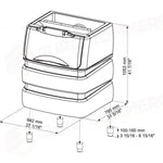 I BIN SONO ABBINABILI A TUTTI I PRODUTTORI DI GHIACCIO MODULARI. SONO DISPONIBILI NELLA VERSIONE CON CARROZZERIA IN ACCIAIO INOX CON VASCA INTERNA IN POLIETILENE E NELLA VERSIONE INTERAMENTE IN POLIETILENE. SONO DISPONIBILI ANCHE BIN CON CARRELLO ESTRAIBILE PER CONSENTIRE UN FACILE TRASPORTO DEL GHIACCIO ALLA POSTAZIONE DI UTILIZZO. - BIN240PE - BREMA