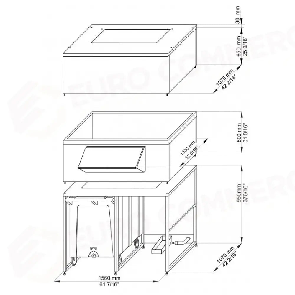 I BIN SONO ABBINABILI A TUTTI I PRODUTTORI DI GHIACCIO MODULARI. SONO DISPONIBILI NELLA VERSIONE CON CARROZZERIA IN ACCIAIO INOX CON VASCA INTERNA IN POLIETILENE E NELLA VERSIONE INTERAMENTE IN POLIETILENE. SONO DISPONIBILI ANCHE BIN CON CARRELLO ESTRAIBILE PER CONSENTIRE UN FACILE TRASPORTO DEL GHIACCIO ALLA POSTAZIONE DI UTILIZZO. - DRB1200 - BREMA