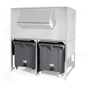 I BIN SONO ABBINABILI A TUTTI I PRODUTTORI DI GHIACCIO MODULARI. SONO DISPONIBILI NELLA VERSIONE CON CARROZZERIA IN ACCIAIO INOX CON VASCA INTERNA IN POLIETILENE E NELLA VERSIONE INTERAMENTE IN POLIETILENE. SONO DISPONIBILI ANCHE BIN CON CARRELLO ESTRAIBILE PER CONSENTIRE UN FACILE TRASPORTO DEL GHIACCIO ALLA POSTAZIONE DI UTILIZZO. - DRB500 - BREMA