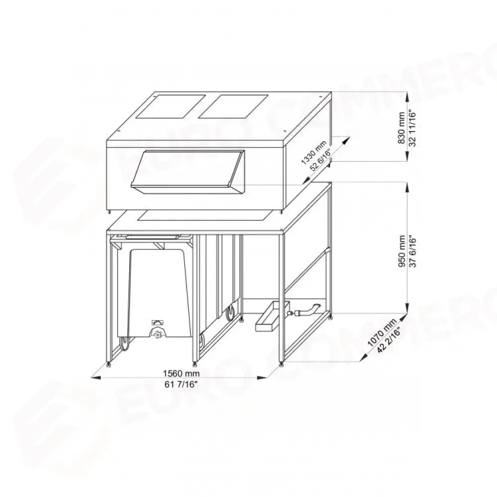 I BIN SONO ABBINABILI A TUTTI I PRODUTTORI DI GHIACCIO MODULARI. SONO DISPONIBILI NELLA VERSIONE CON CARROZZERIA IN ACCIAIO INOX CON VASCA INTERNA IN POLIETILENE E NELLA VERSIONE INTERAMENTE IN POLIETILENE. SONO DISPONIBILI ANCHE BIN CON CARRELLO ESTRAIBILE PER CONSENTIRE UN FACILE TRASPORTO DEL GHIACCIO ALLA POSTAZIONE DI UTILIZZO. - DRB500 - BREMA